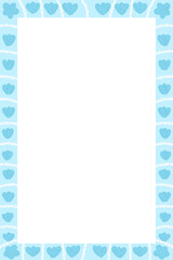 blue frame for photo