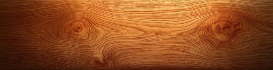 Fototapeta premium Polished Cherry Wood Grain Close-Up Natural Texture Background