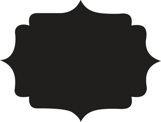 Black silhouetee shape design