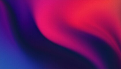 Dark magenta red blue purple color flow grainy gradient backdrop design. Vibrant color flow with soft noise, bright and glowing smooth colors .