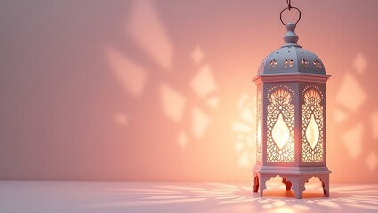 Eid Mubarak Ramadan Kareem - islamic and arabian  muslim holiday background with eid lantern.