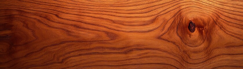 Fototapeta premium Close-up Polished Cherry Wood Texture Warm Grain Patterns Hyper-Realistic Background