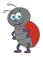 A ladybug animals vector illustration