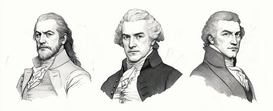 Classical Portraits of Famous Composers Mozart Bach Beethoven Busts