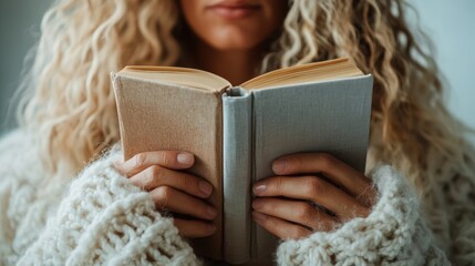 Embracing the warmth of stories in a cozy reading nook