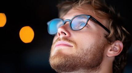 Creative self-portrait showcasing reflections and deep contemplation