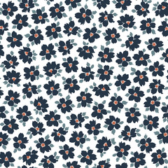Abstract floral pattern perfect for textile design,