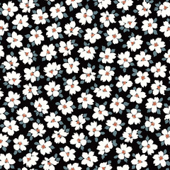 Abstract floral pattern perfect for textile design,