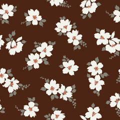 Abstract floral pattern perfect for textile design,