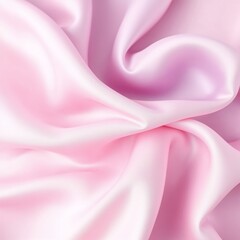 Obraz premium Pink satin fabric with soft folds