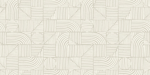 Hand drawn abstract seamless pattern, ethnic background, simple style - great for textiles, banners, wallpapers, wrapping - vector design