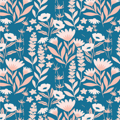 Floral Pattern Design Art Abstract Illustration Fabric textile Prints