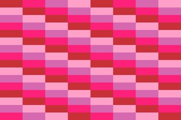 Seamless bricks pattern background in pink.