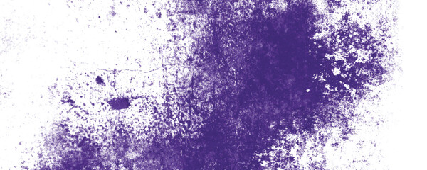 Deep Purple Watercolor Background with Artistic Ink Splatter and Dreamy Brushstrokes

