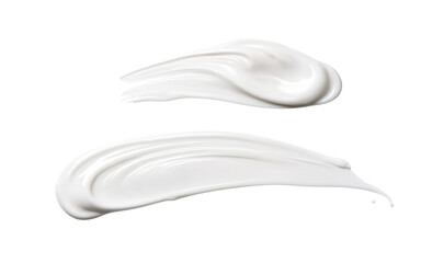 cosmetic cream smears. creamy drop, skincare cream 