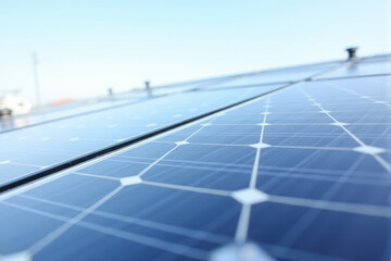 A close-up of a roof with both solar panels and a skylight, showing the house&rsquo;s energy-efficient design.
