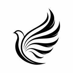 Obraz premium Flying Bird Logo Vector Design.