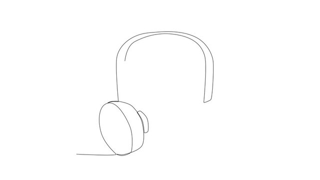 continuous line art video with Fire Department Equipment concept