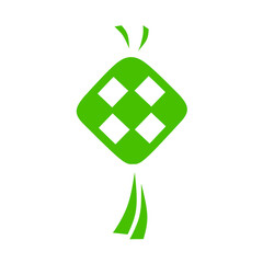 ketupat logo icon simple design illustration