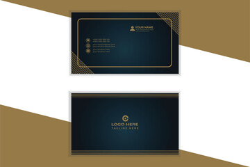 Simple  and clean business card design.