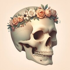 Fototapeta premium Fantasy Skull