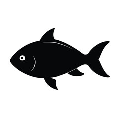 fish isolated on white vector illustration