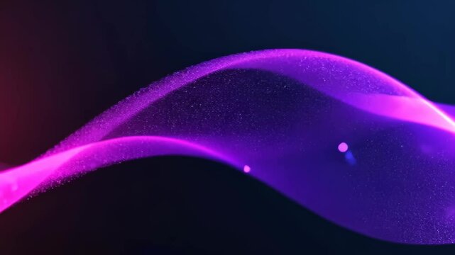Abstract Background with Binary Code Cascading Down a Dark Digital Stream in Vibrant Blue and Purple Tones Representing Data Flow and Encryption in a Futuristic Technology Concept