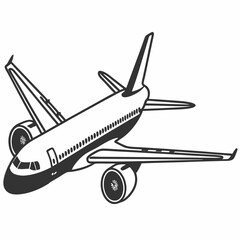 illustration of airplane