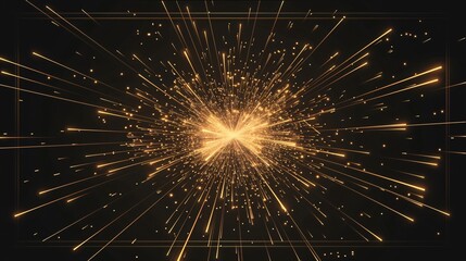 Dynamic Light Spark Line Vector Graphic for Design Projects