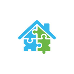 House Puzzle Logo