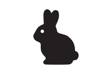Chocolate Bunny Treat vector, silhouette, illustration