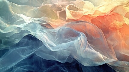 Fototapeta premium Multicolored Generative Illustration of Dense Abstract Pattern