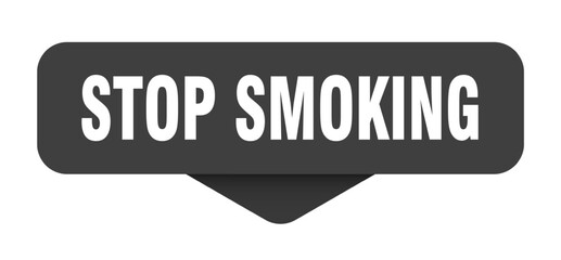 stop smoking sticker. stop smoking sign on transparent background