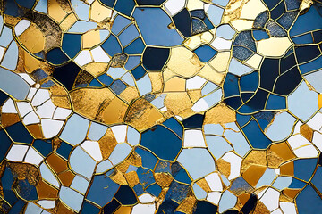 Texture of the black background with golden splashes of liquid paint. Abstract bright wave design for business, interiors, greeting cards for holidays, decor.