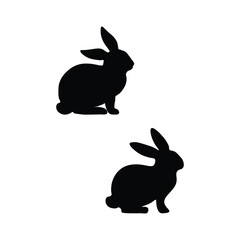 Rabbit silhouette