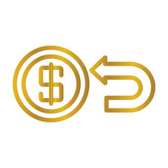 Payment Dispute Color gradient illustration vector icon which can easily modify or edit 
