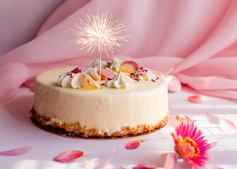 Delicious birthday cake
