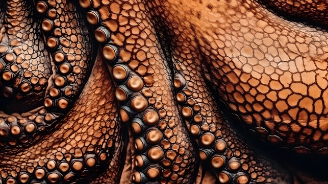 an octopus with bubbles on its back