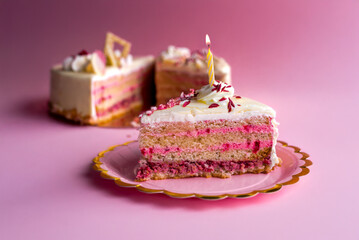 Delicious birthday cake