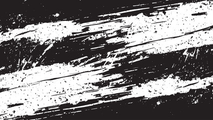  Abstract distressed vector illustration. Overlay over any design to create interesting effect and depth. 
Grunge is black and white. Abstract monochrome background. 
