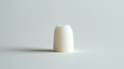 Minimalist White Object on Soft Background