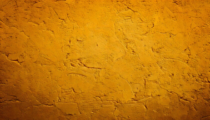 Naklejka premium yellow wall texture. Golden Cracked Wall Texture