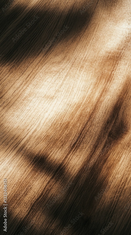 Poster soft sunlight dances over the sleek wooden surface, revealing intricate textures and natural pattern