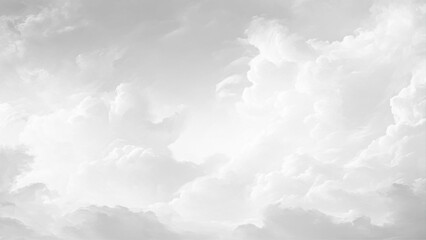 Gray sky with white clouds. Beautiful sky background and wallpaper. White cloudy sky for background. White cumulus clouds on the sky. 
