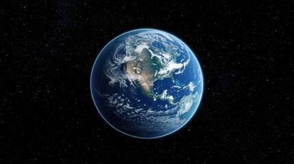 Obraz premium A hyper-realistic image of planet Earth with AI computer data text overlayed ono the planet to suggest the AI takeover of humanity. 