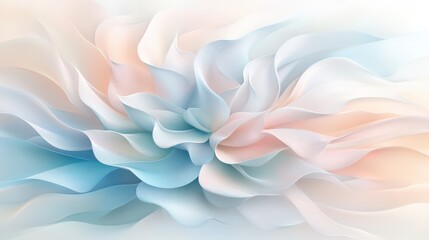 Fototapeta premium Exquisite white flower with blue and pink petals, a captivating display of nature's beauty