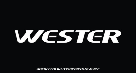 Sport Modern Italic Alphabet Font. Typography urban style fonts for technology, digital, movie logo design. vector illustration
