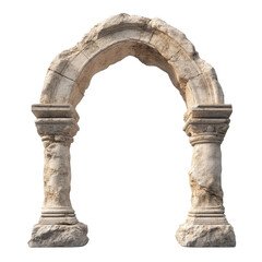 Obraz premium An intricately designed stone archway featuring detailed columns and a classic curved top.