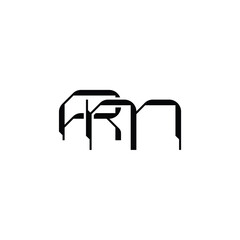 RM monogram logo design letter text name symbol monochrome logotype alphabet character simple logo