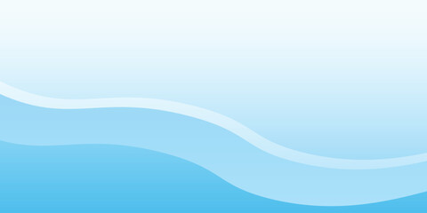 Vector white wavy glowing lines on a blue background. Futuristic digital high-technology pattern modern simple abstract design